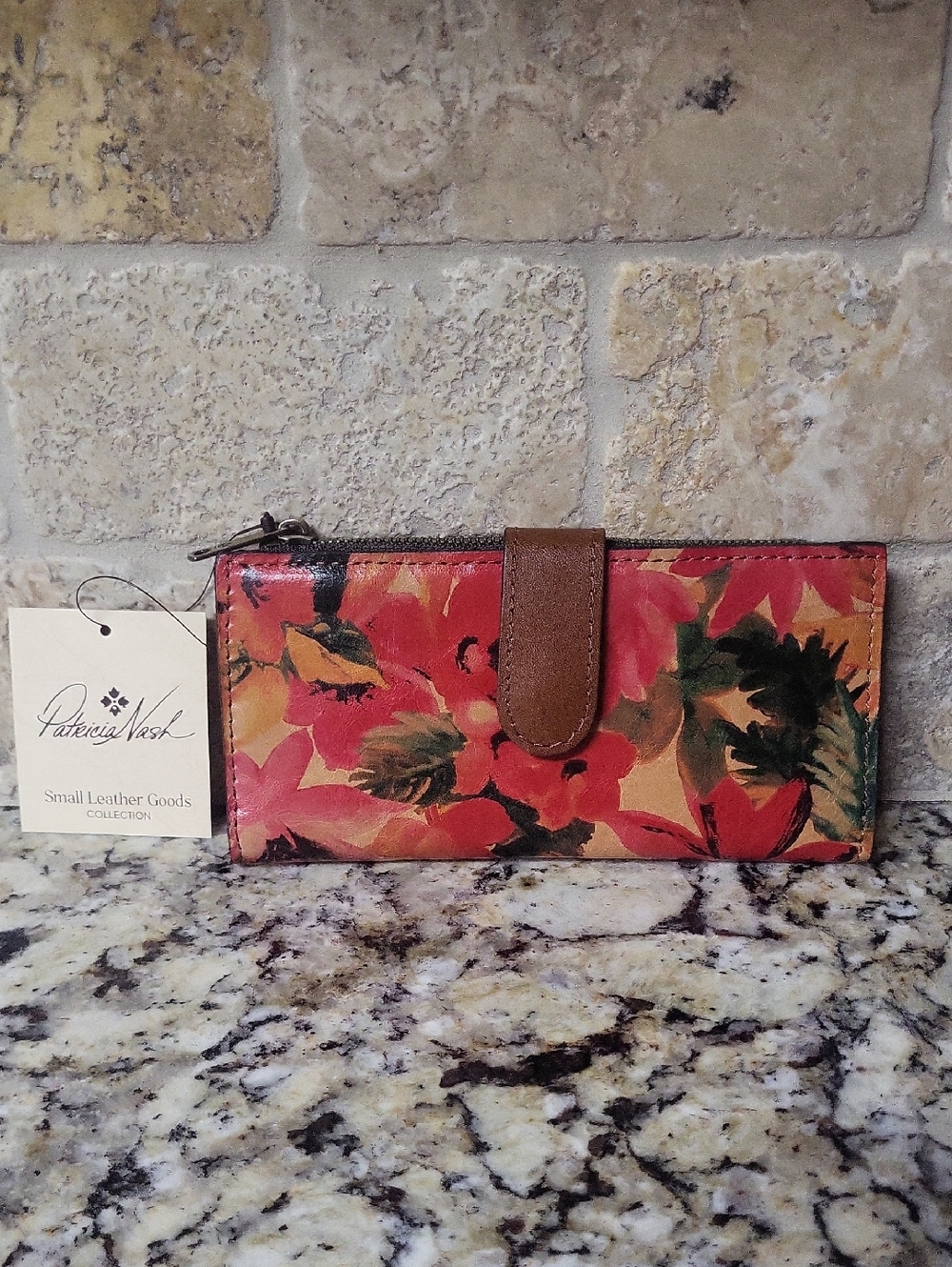 Patricia Nash Multi Floral Nazari Wallet